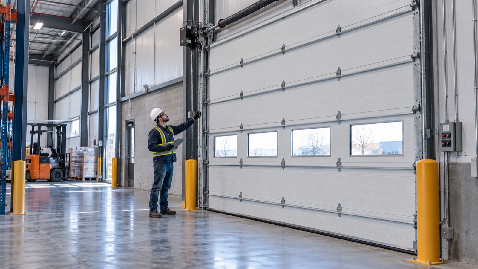 Commercial overhead door inspection